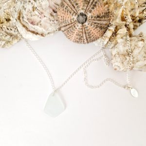 Alternative view of Nahla Sea Glass Necklace