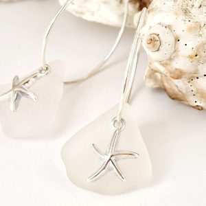 Ocean Start Hoop Earrings close-up