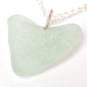 Sea Love Sea Glass Necklace close-up